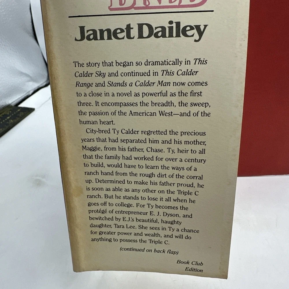 Calder Born Calder Bred By Janet Dailey Book Club Edition 1983 HCDJ